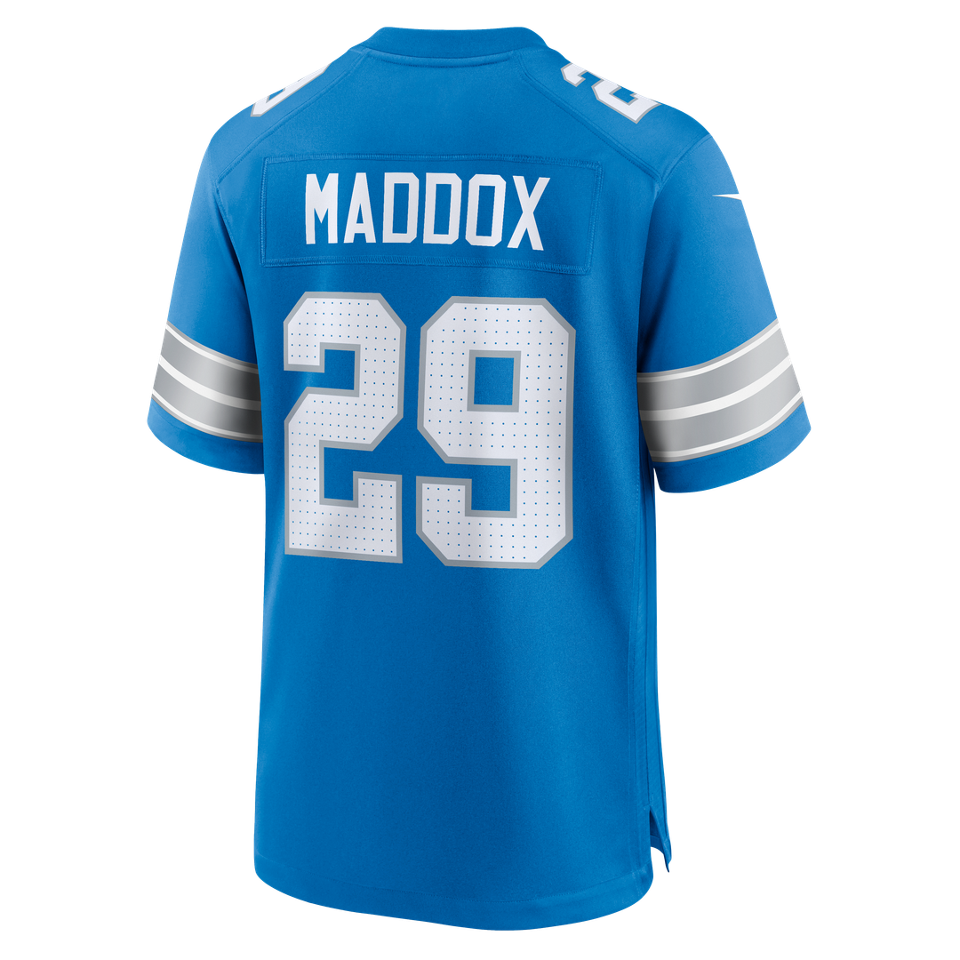 Avonte Maddox Detroit Lions Team Game Jersey - Blue