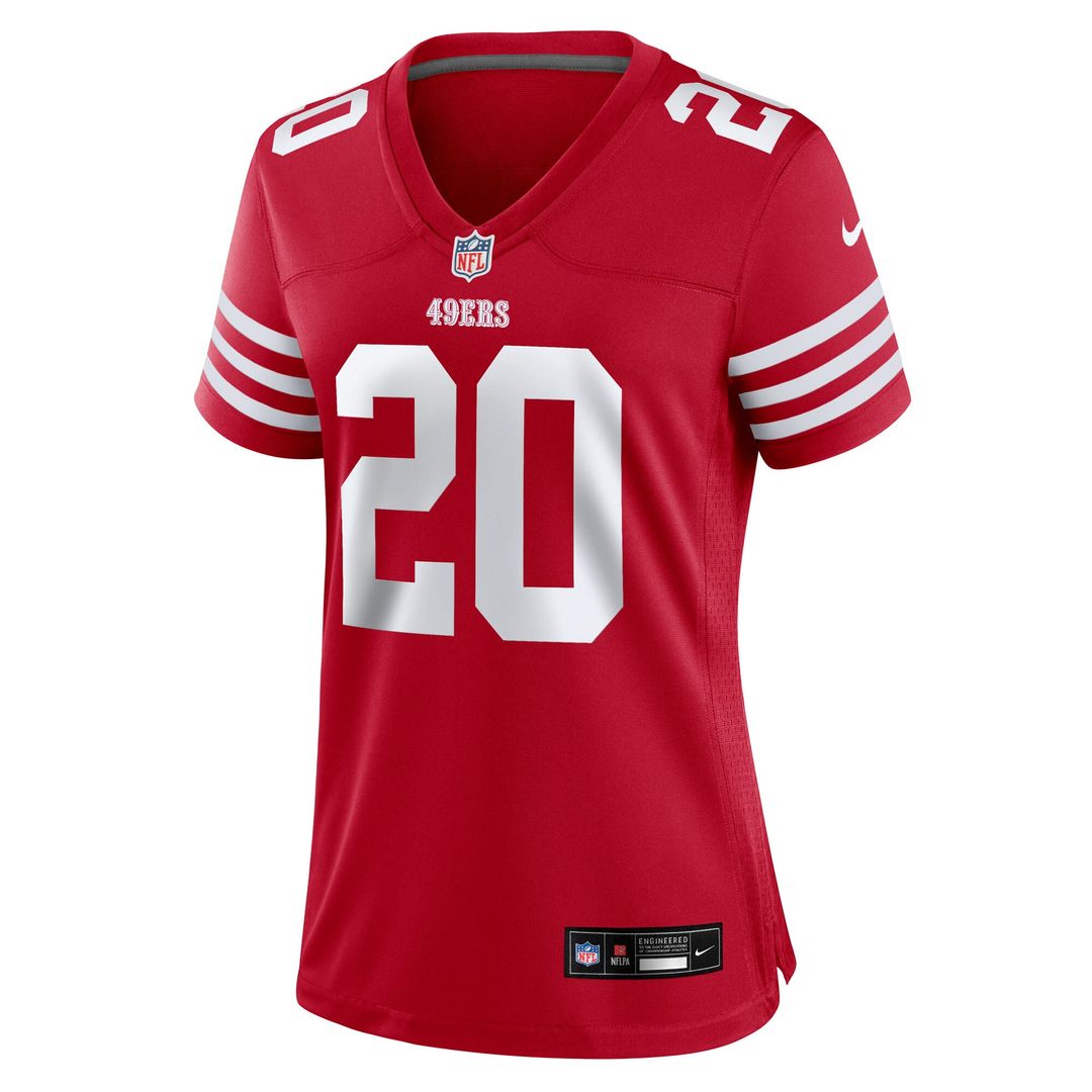 Upton Stout San Francisco 49ers Women's Team Game Jersey - Scarlet