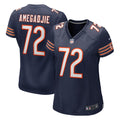 Kiran Amegadjie Chicago Bears Women's Game Jersey - Navy