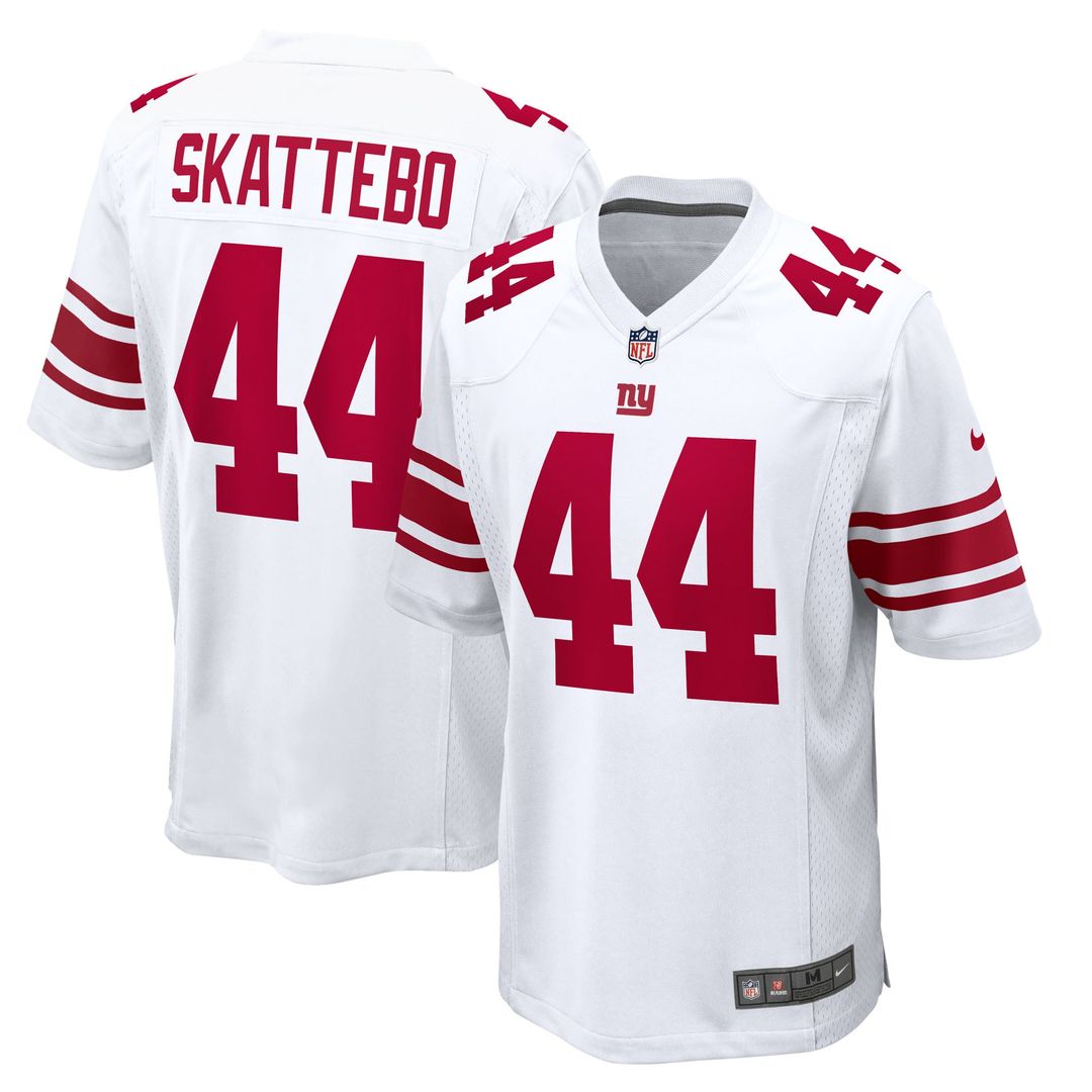 Cam Skattebo New York Giants Game Jersey - White
