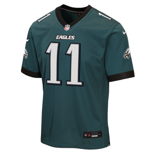 A.J. Brown Philadelphia Eagles Youth Team Game Jersey - Midnight Green