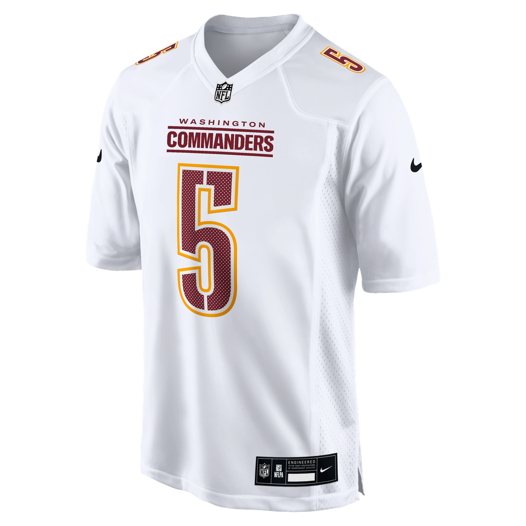Jayden Daniels Washington Commanders Fashion Jersey - Tundra White