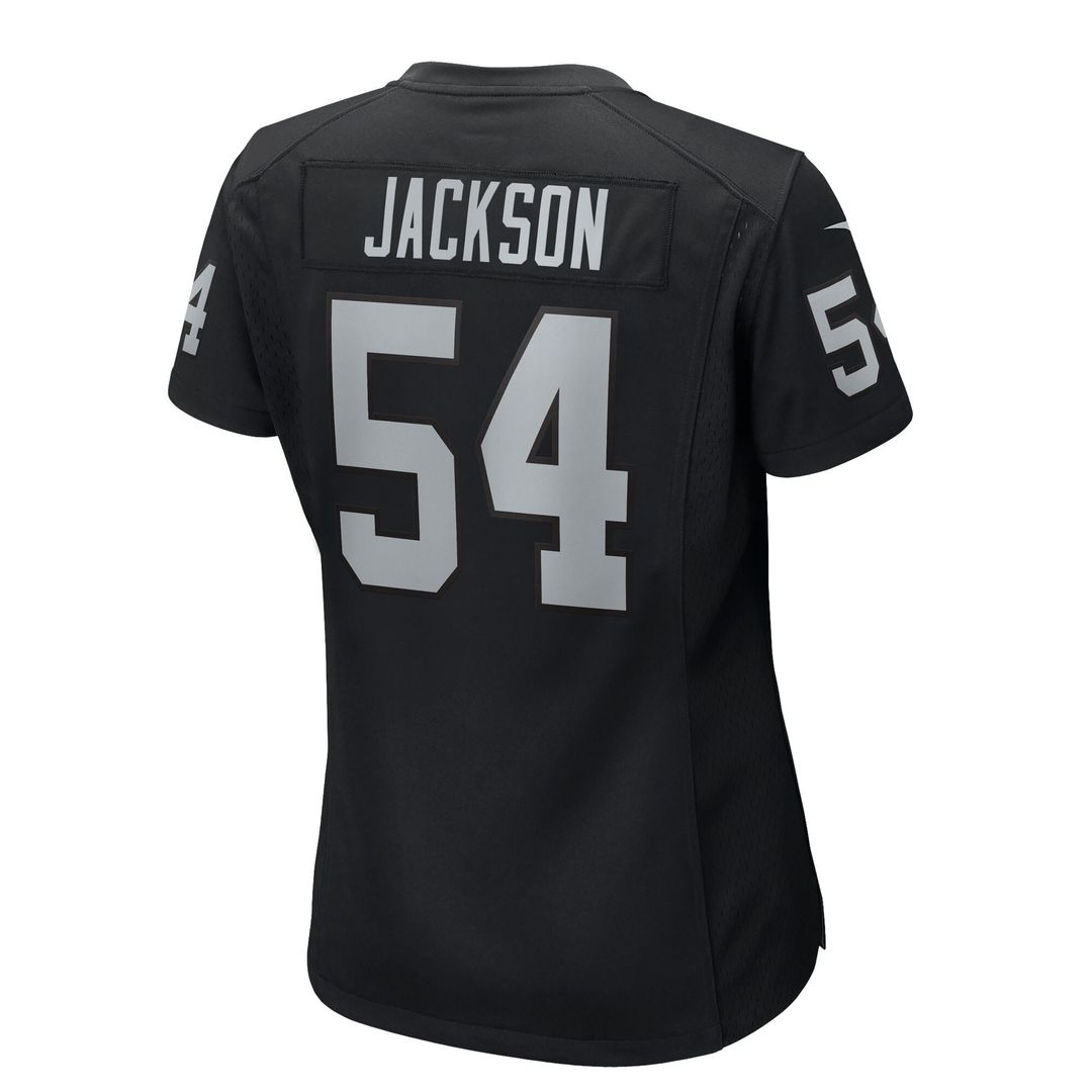 Brennan Jackson Las Vegas Raiders Women's Team Game Jersey - Black