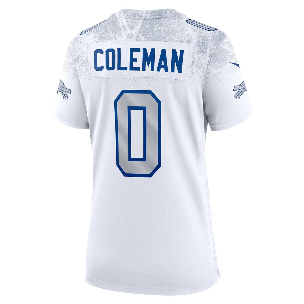 Keon Coleman Buffalo Bills Women's 2025 Rivalries Collection Game Jersey - White