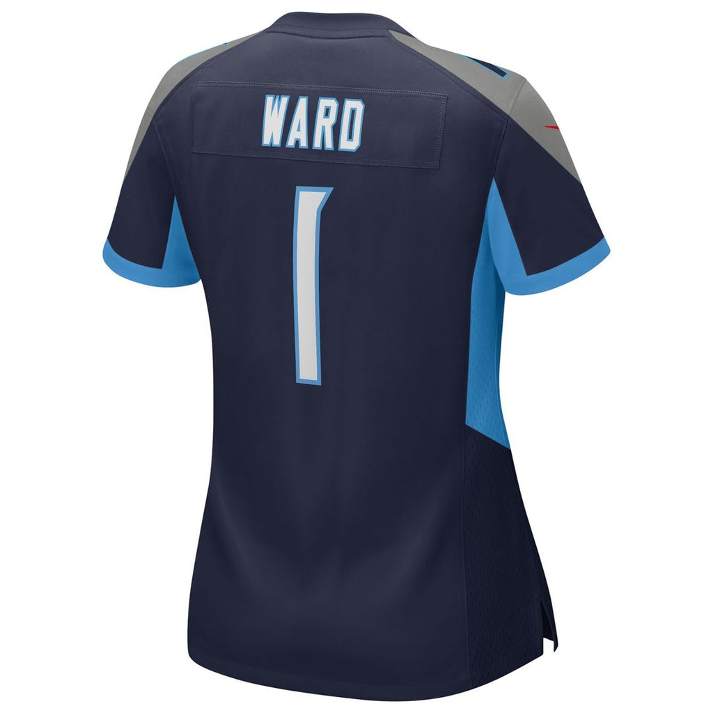 Cameron Ward Tennessee Titans Women's Team Game Jersey - Light Blue