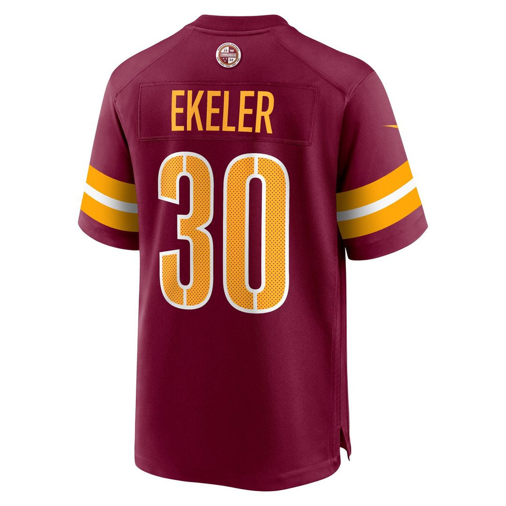 Austin Ekeler Washington Commanders Game Super Bowl Era Jersey - White
