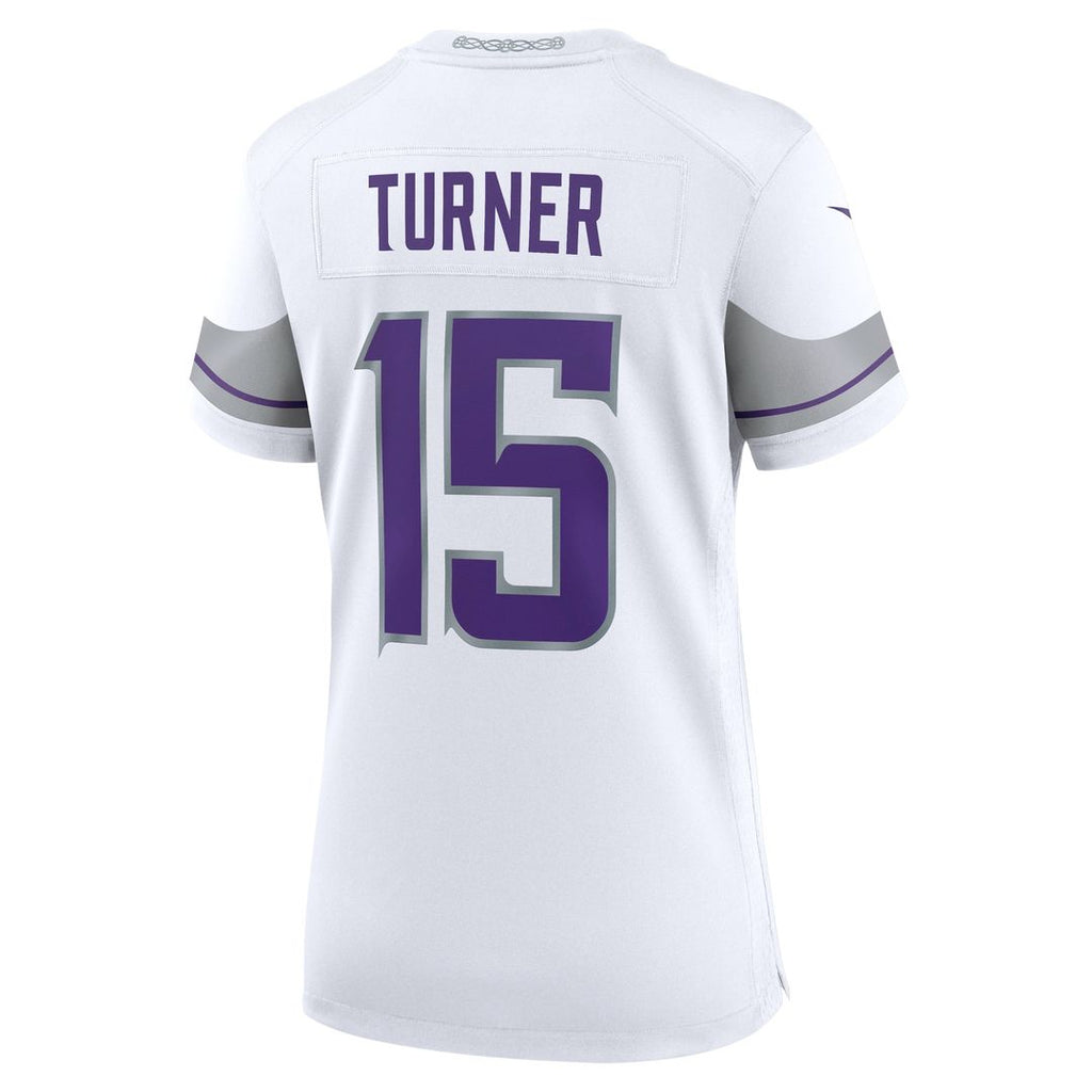 Dallas Turner Minnesota Vikings Women's Alternate Game Jersey - Purple