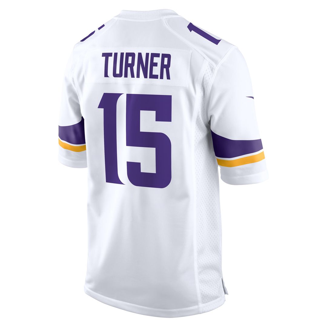 Dallas Turner Minnesota Vikings Game Jersey - White