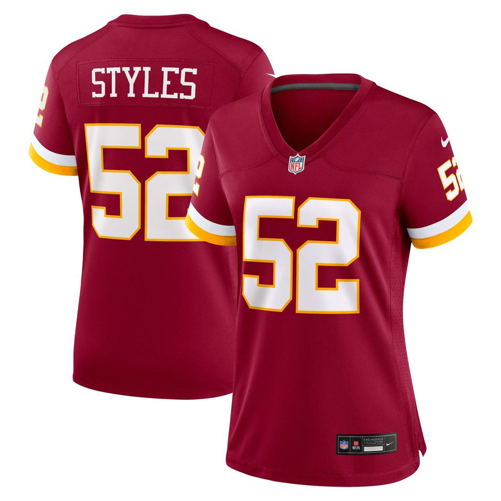 Sonny Styles Washington Commanders Women's Game Super Bowl Era Jersey - White