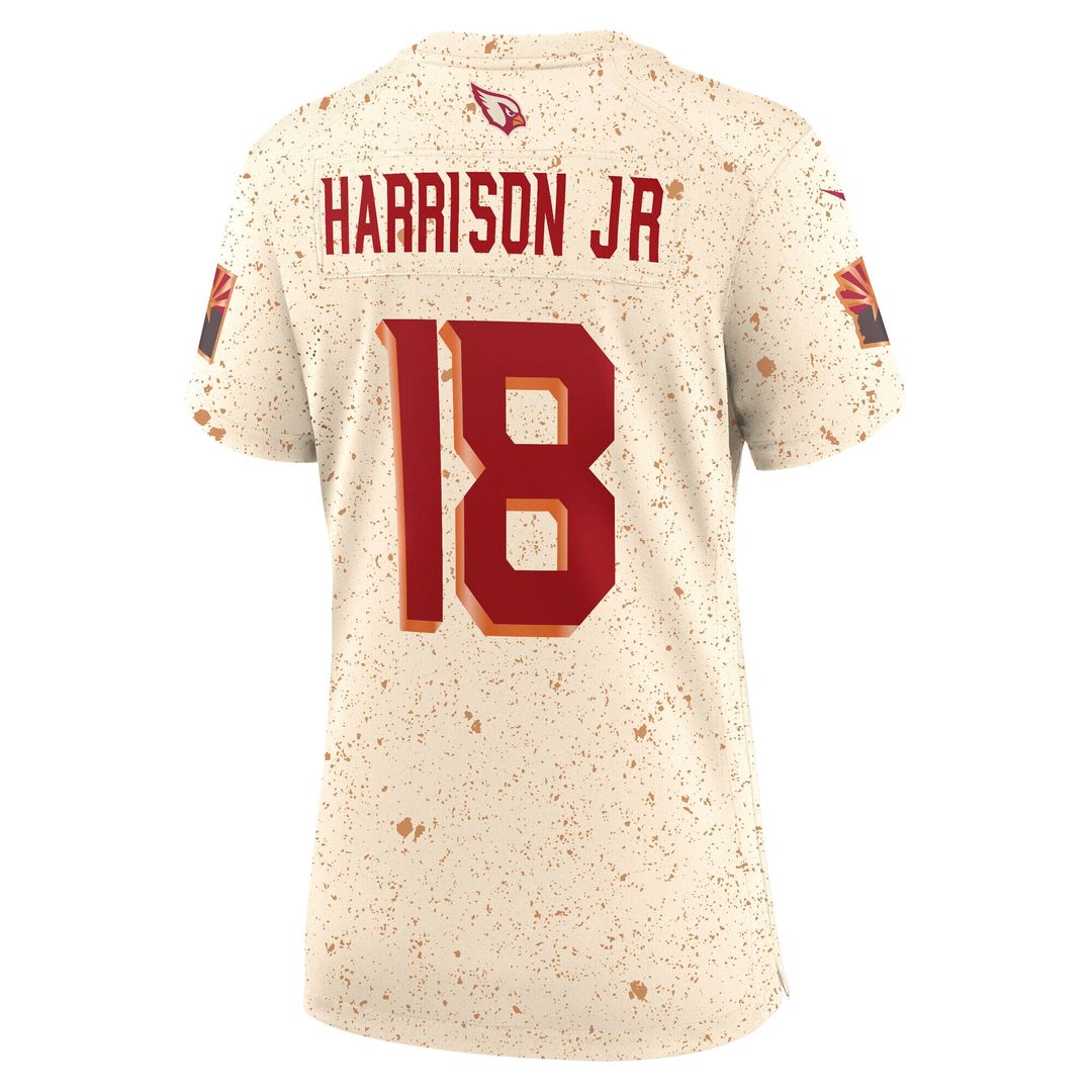 Marvin Harrison Jr. Arizona Cardinals Women's 2025 Rivalries Collection Game Jersey - Natural