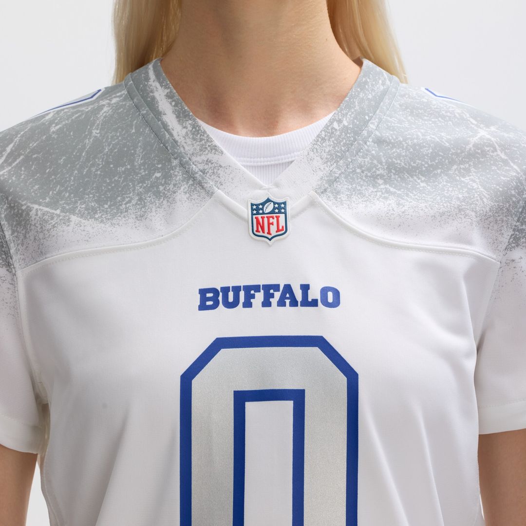 Keon Coleman Buffalo Bills Women's 2025 Rivalries Collection Game Jersey - White