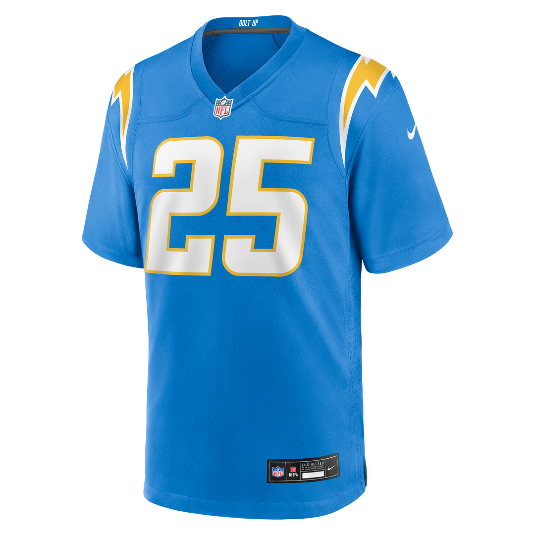 Junior Colson Los Angeles Chargers Team Game Jersey - Powder Blue