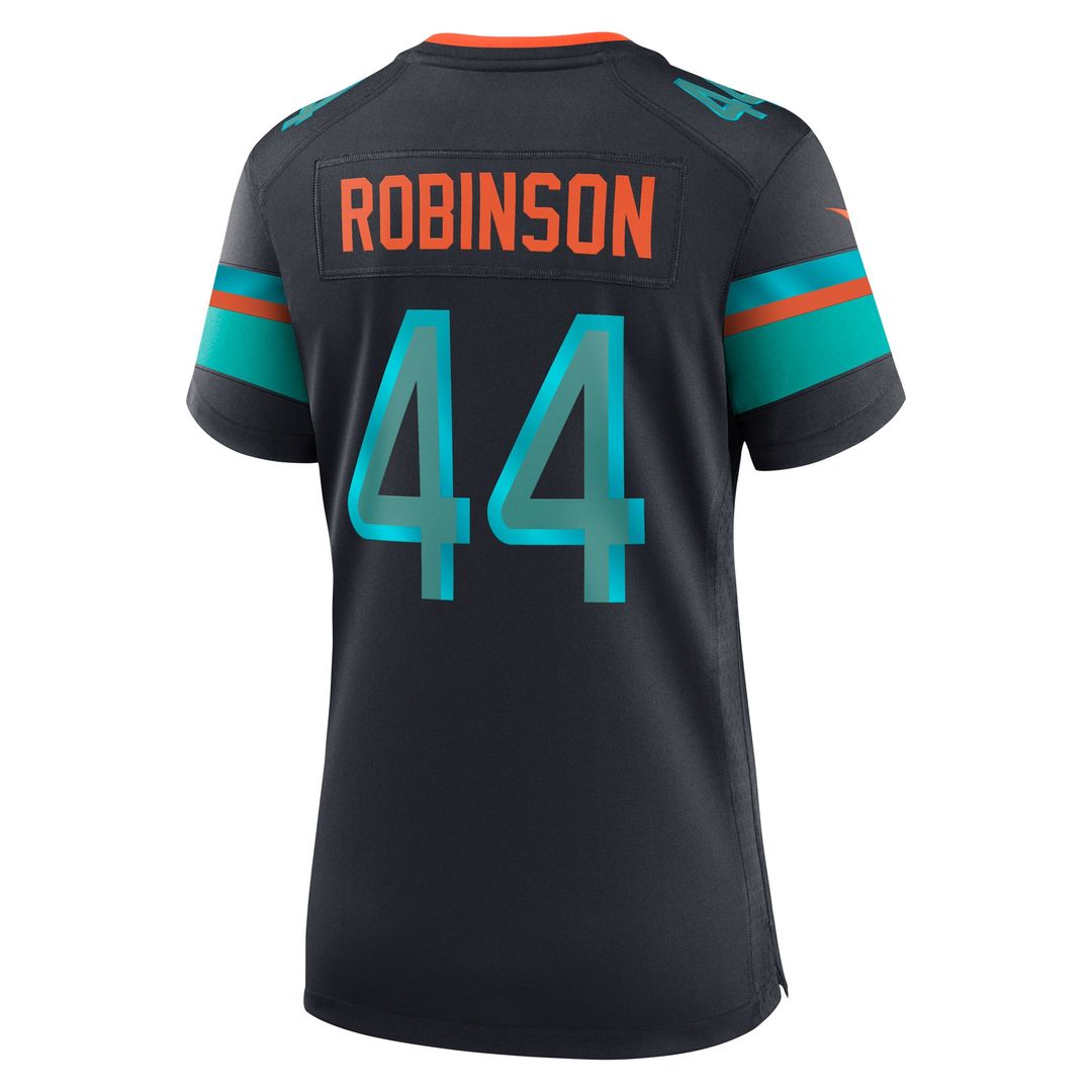 Chop Robinson Miami Dolphins Women's 2025 Rivalries Collection Game Jersey - Pitch Blue