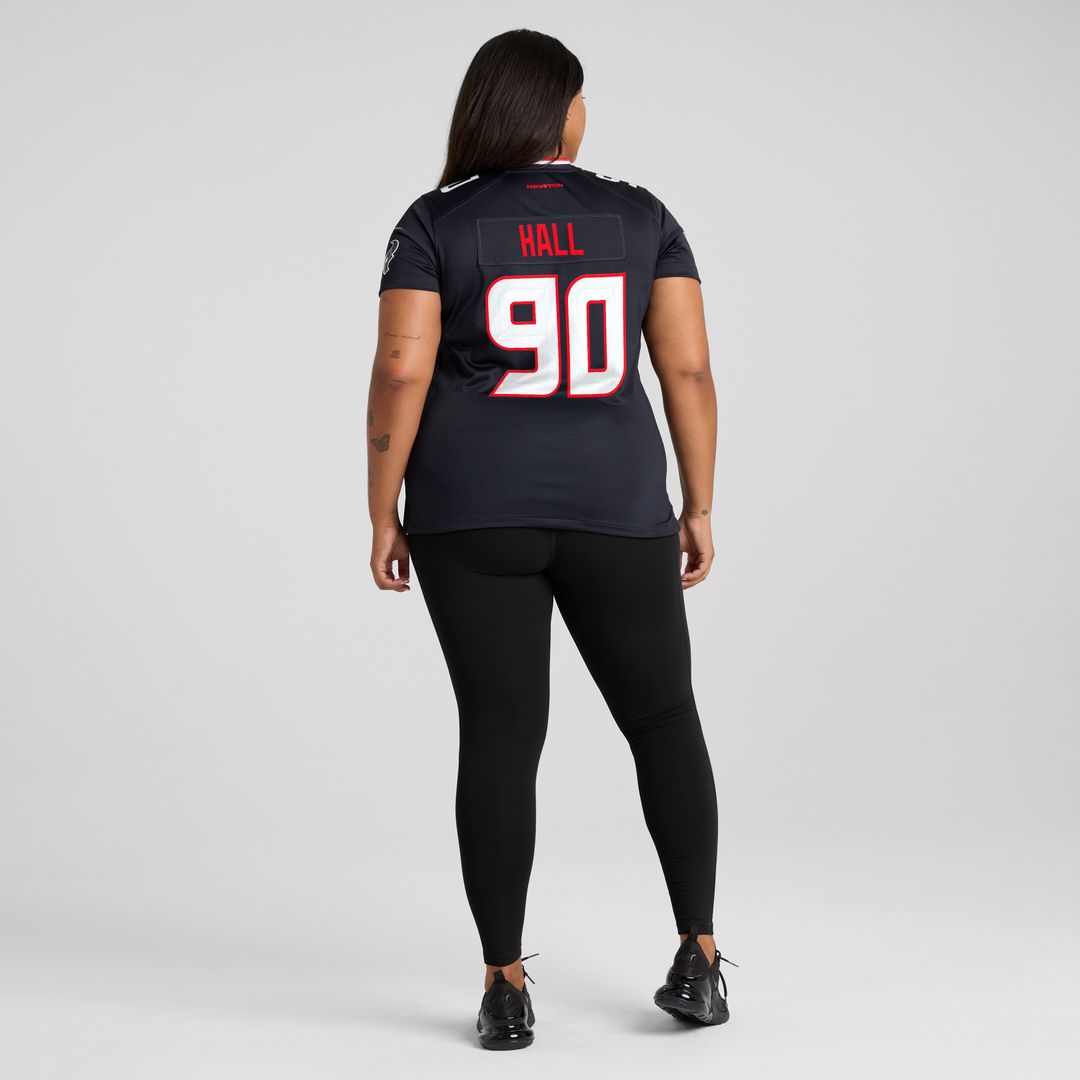 Logan Hall Houston Texans Women's Team Game Jersey - Navy