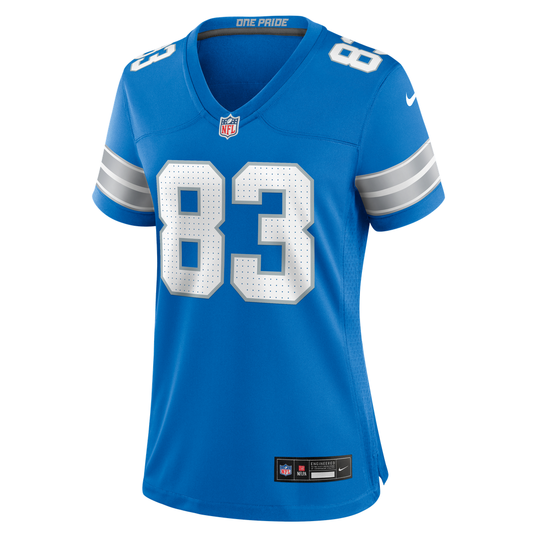 Tyler Conklin Detroit Lions Women's Team Game Jersey - Blue