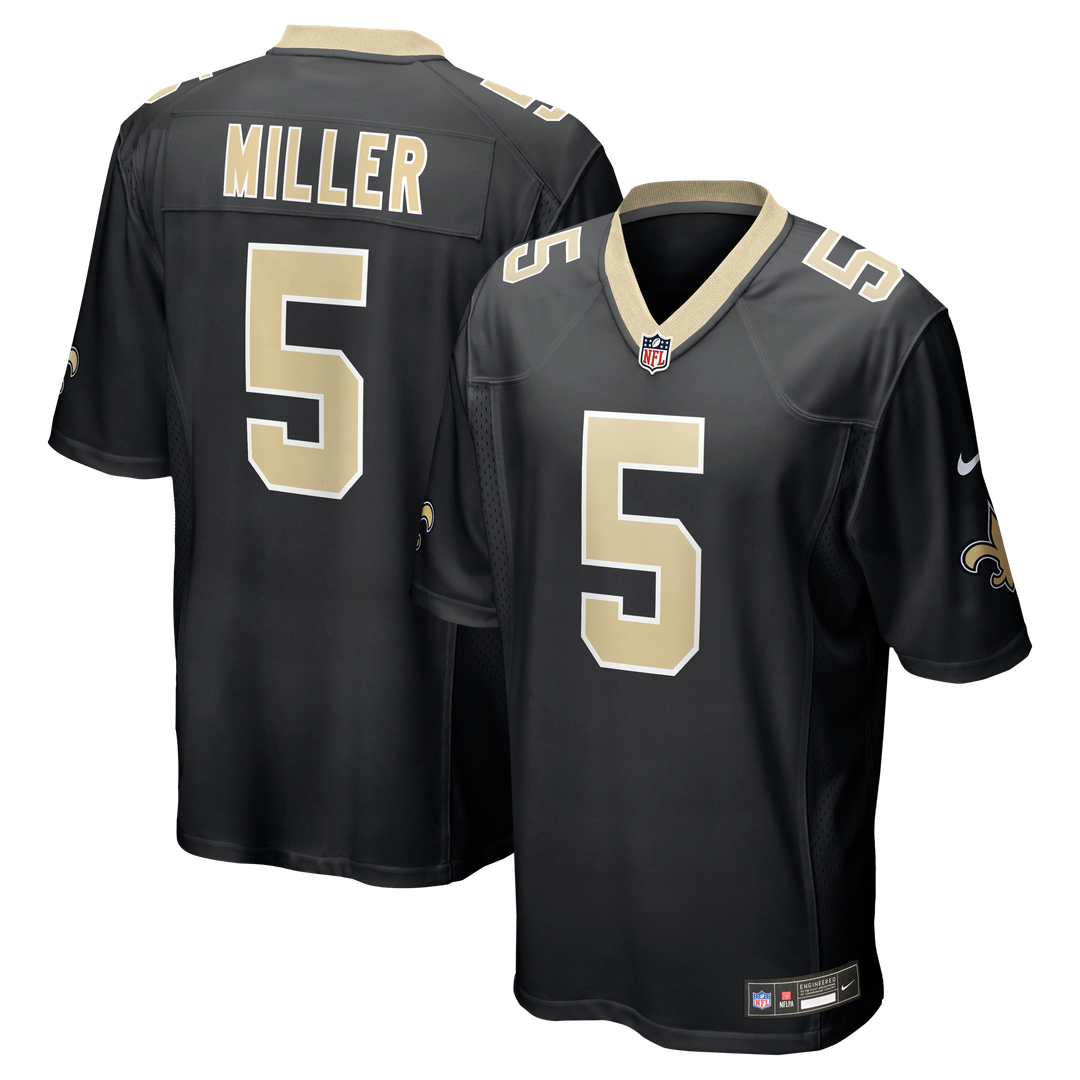 Kendre Miller New Orleans Saints Team Game Jersey - Black