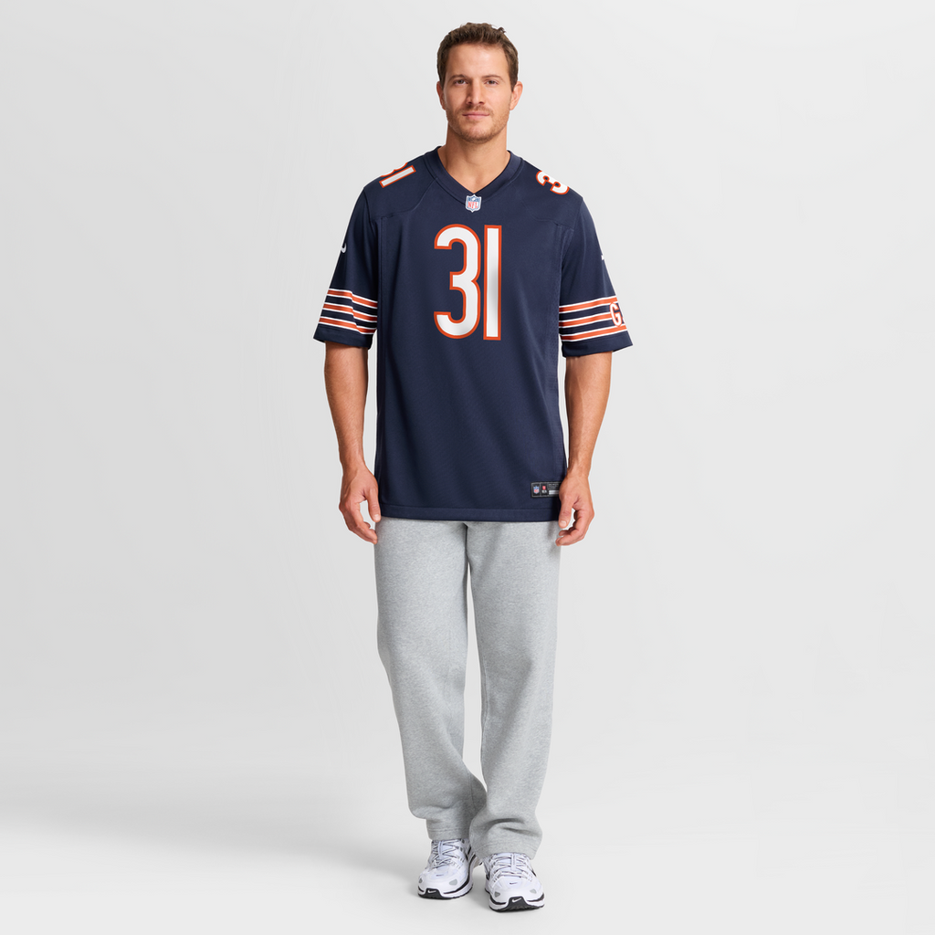 Dillon Thieneman Chicago Bears 2026 Draft First Round Pick No. 25 Team Game Jersey - Navy