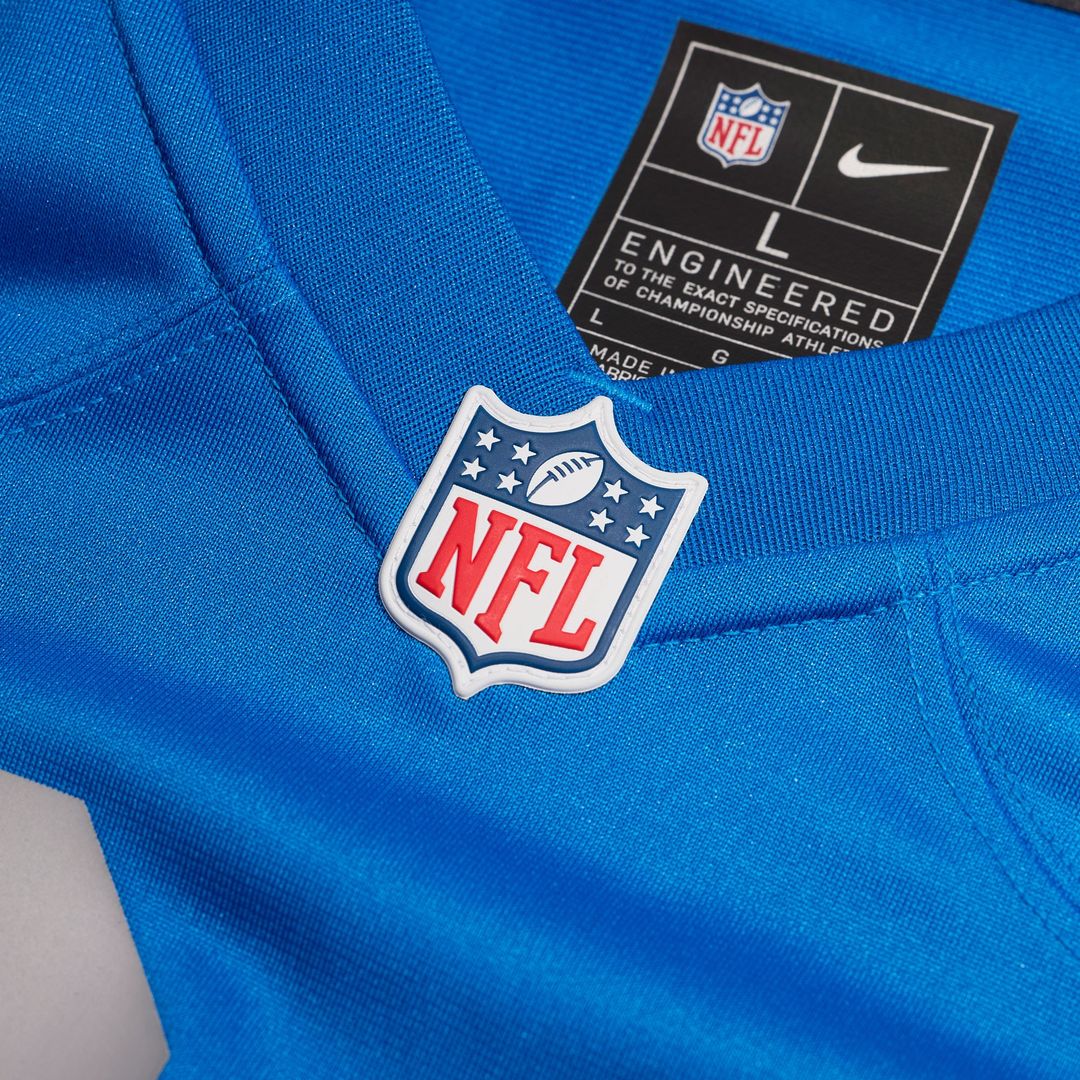 Alex Anzalone Detroit Lions Alternate Game Jersey - Blue