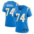 Kayode Awosika Los Angeles Chargers Women's Team Game Jersey - Powder Blue