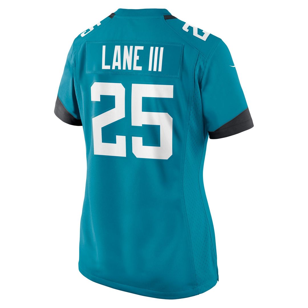 Rayuan Lane III Jacksonville Jaguars Women's Team Game Jersey - Teal