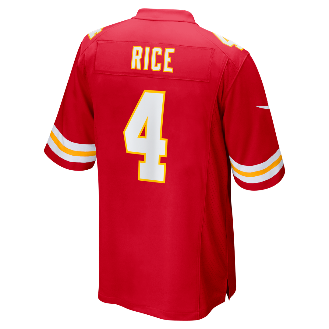 Rashee Rice Kansas City Chiefs Game Jersey - Red