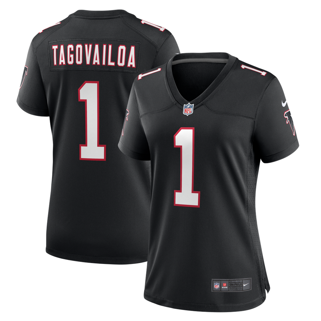 Tua Tagovailoa Atlanta Falcons Women's Alternate Game Jersey - Black