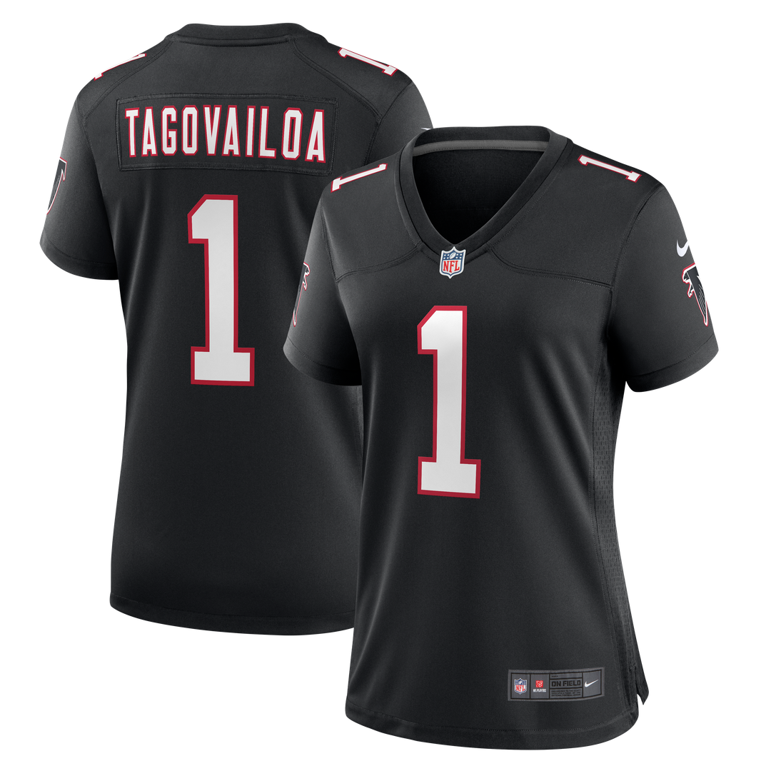 Tua Tagovailoa Atlanta Falcons Women's Alternate Game Jersey - Black