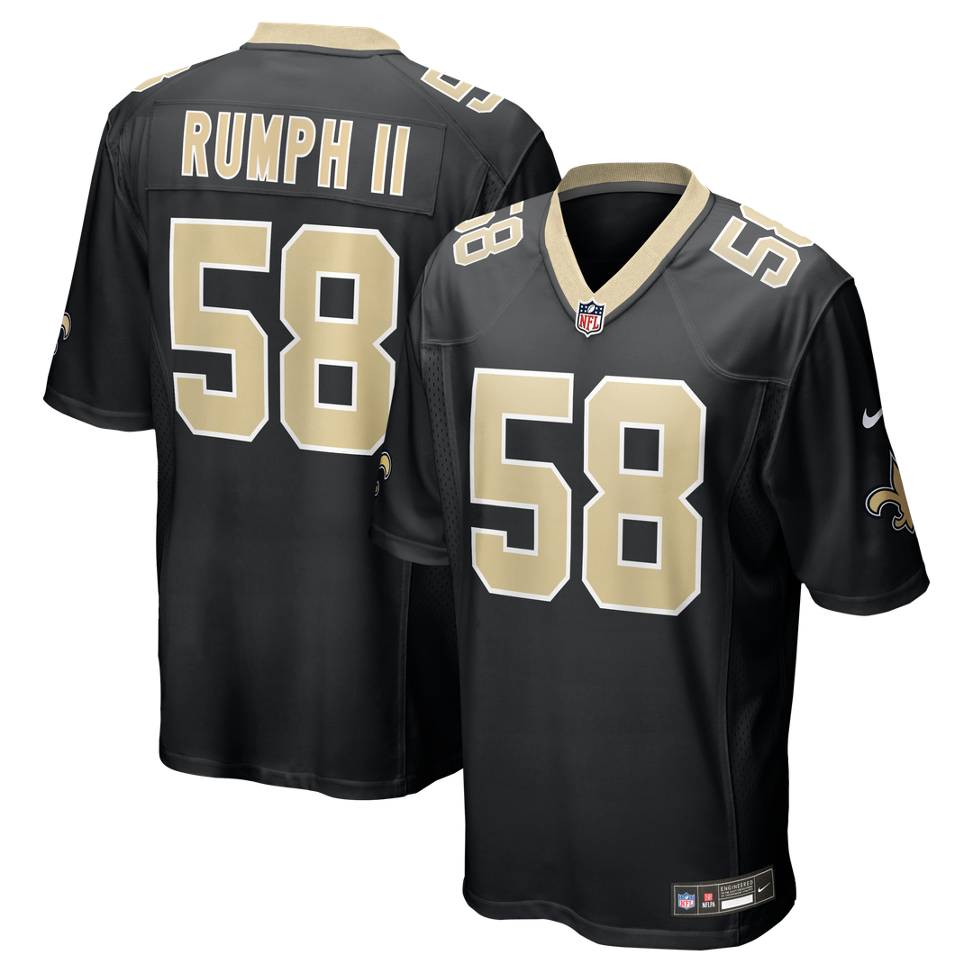 Chris Rumph II New Orleans Saints Team Game Jersey - Black