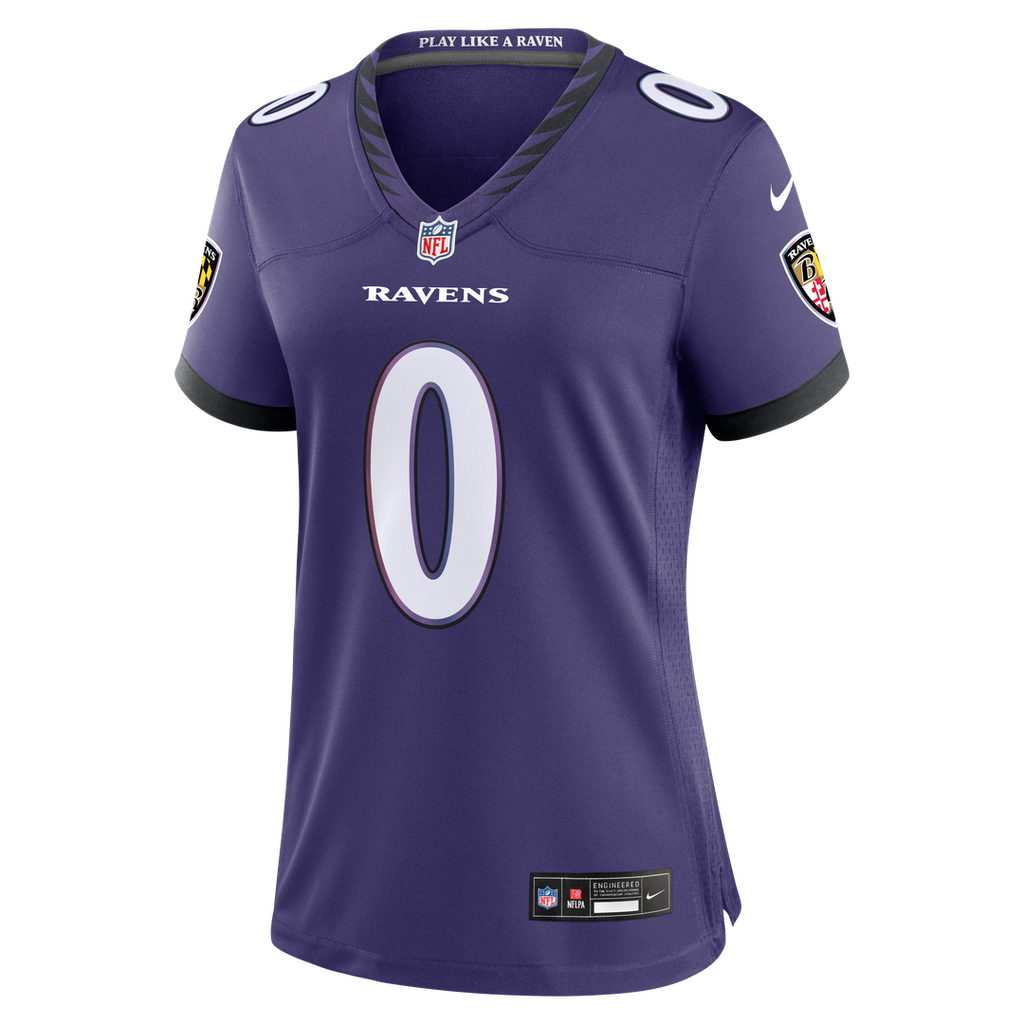 Roquan Smith Baltimore Ravens Women's Team Game Jersey - Purple