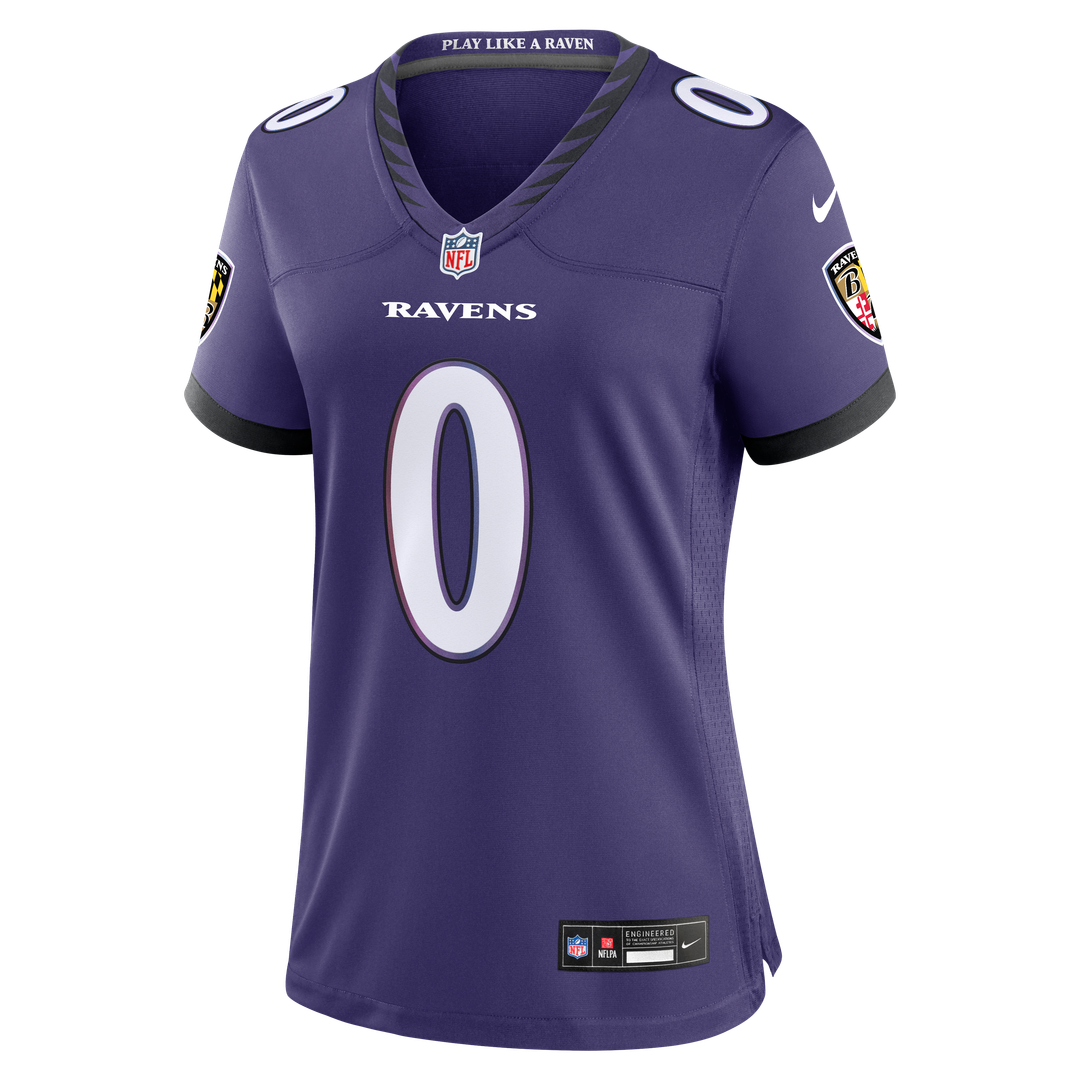 Roquan Smith Baltimore Ravens Women's Team Game Jersey - Purple