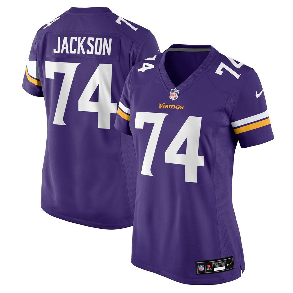 Donovan Jackson Minnesota Vikings Women's Team Game Jersey - Purple