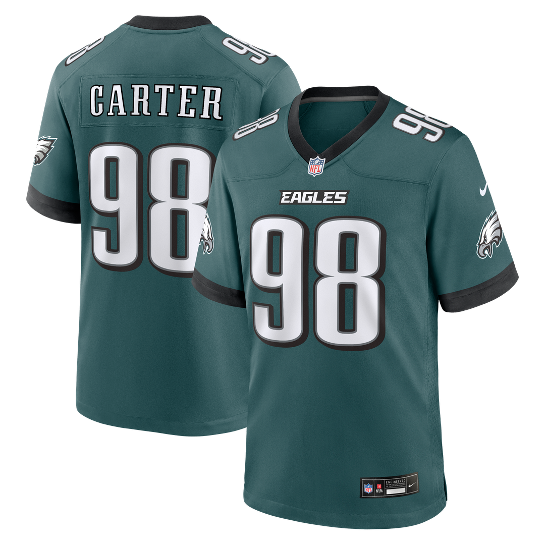 Jalen Carter Philadelphia Eagles Alternate Game Jersey - Kelly Green