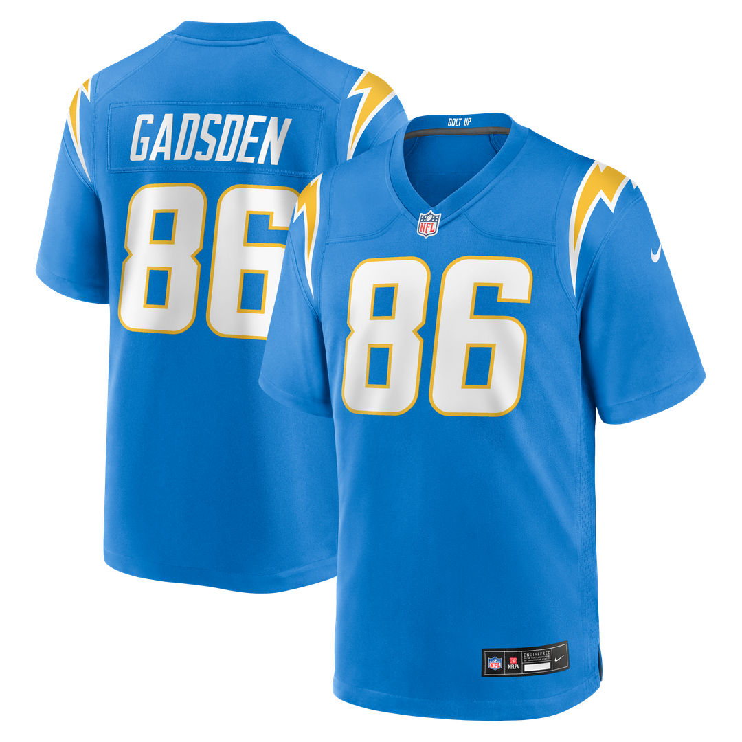 Oronde Gadsden Los Angeles Chargers Team Game Jersey - Powder Blue