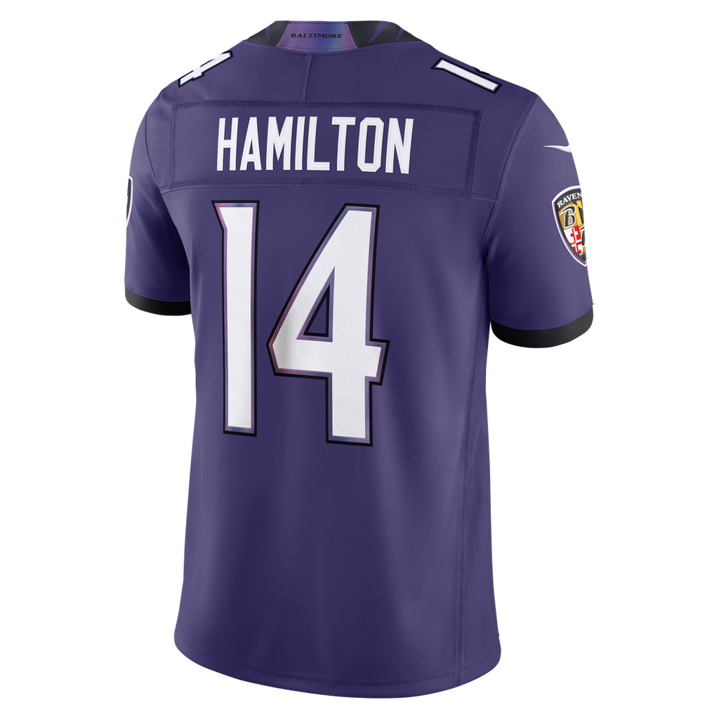 Kyle Hamilton Baltimore Ravens Vapor F.U.S.E. Stitched Limited Jersey - Purple