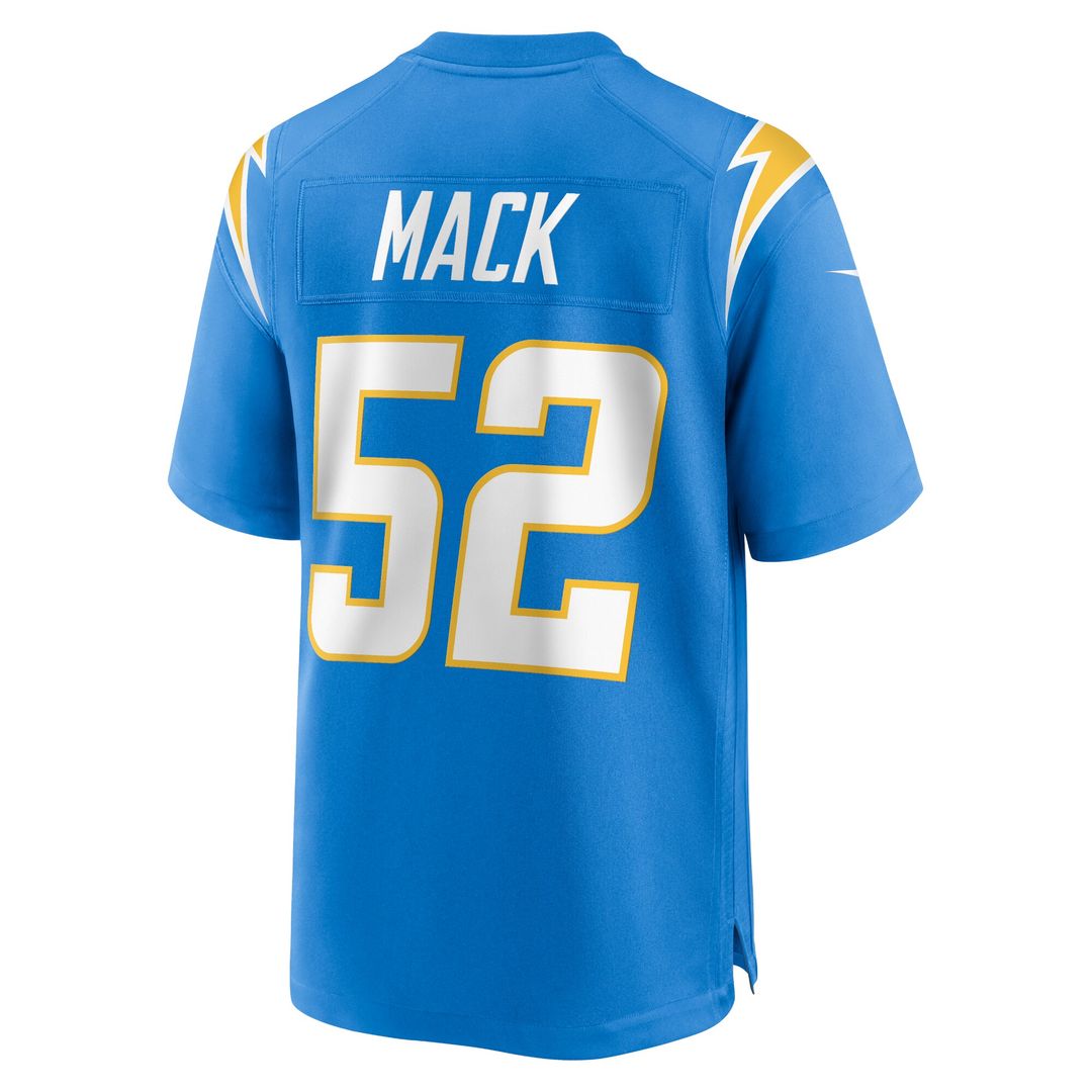 Khalil Mack Los Angeles Chargers Youth Game Jersey - Powder Blue