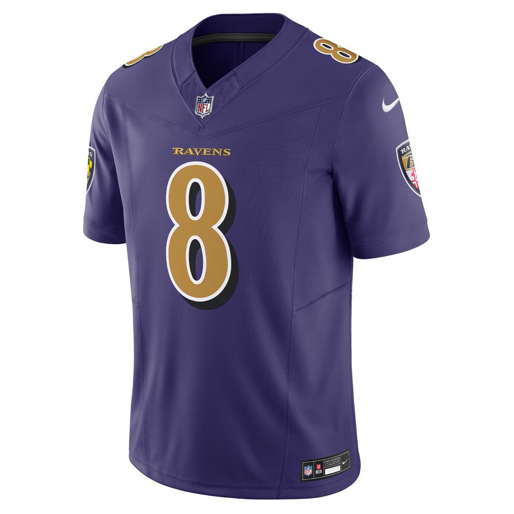 Lamar Jackson Baltimore Ravens Nike Vapor F.U.S.E. Limited Jersey - White