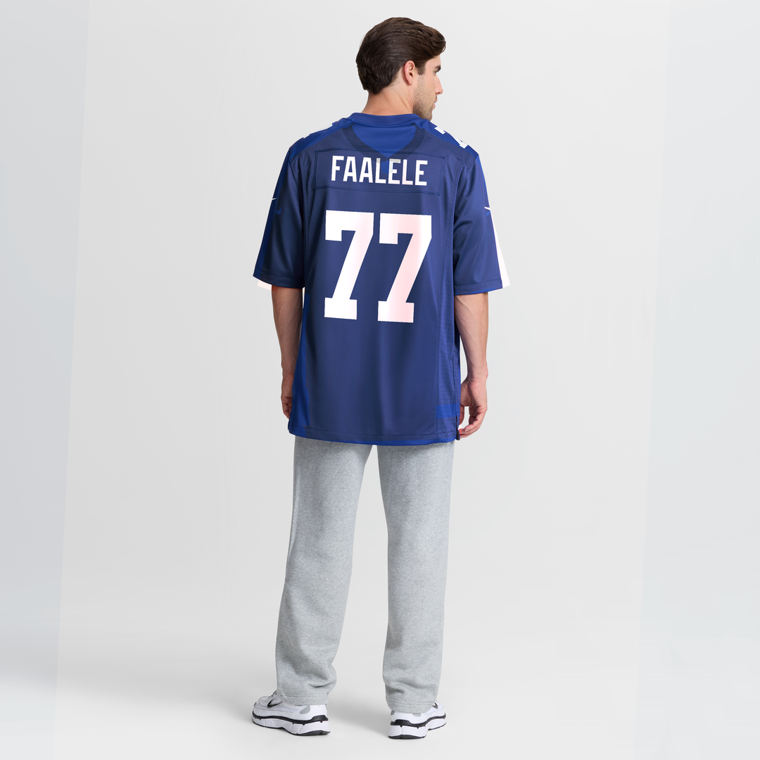 Daniel Faalele New York Giants Team Game Jersey - Royal
