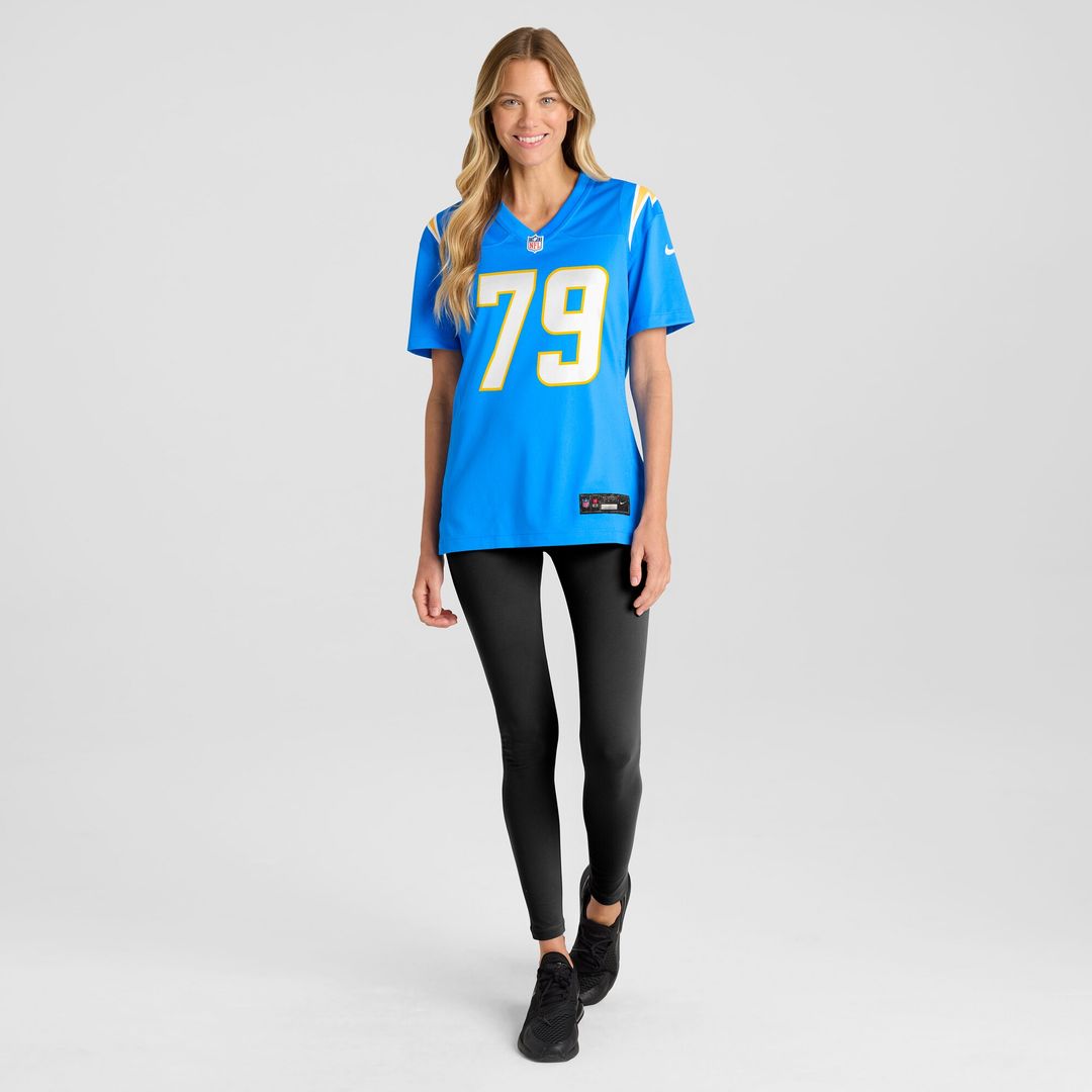 Trey Pipkins III Los Angeles Chargers Women's Game Jersey - Powder Blue