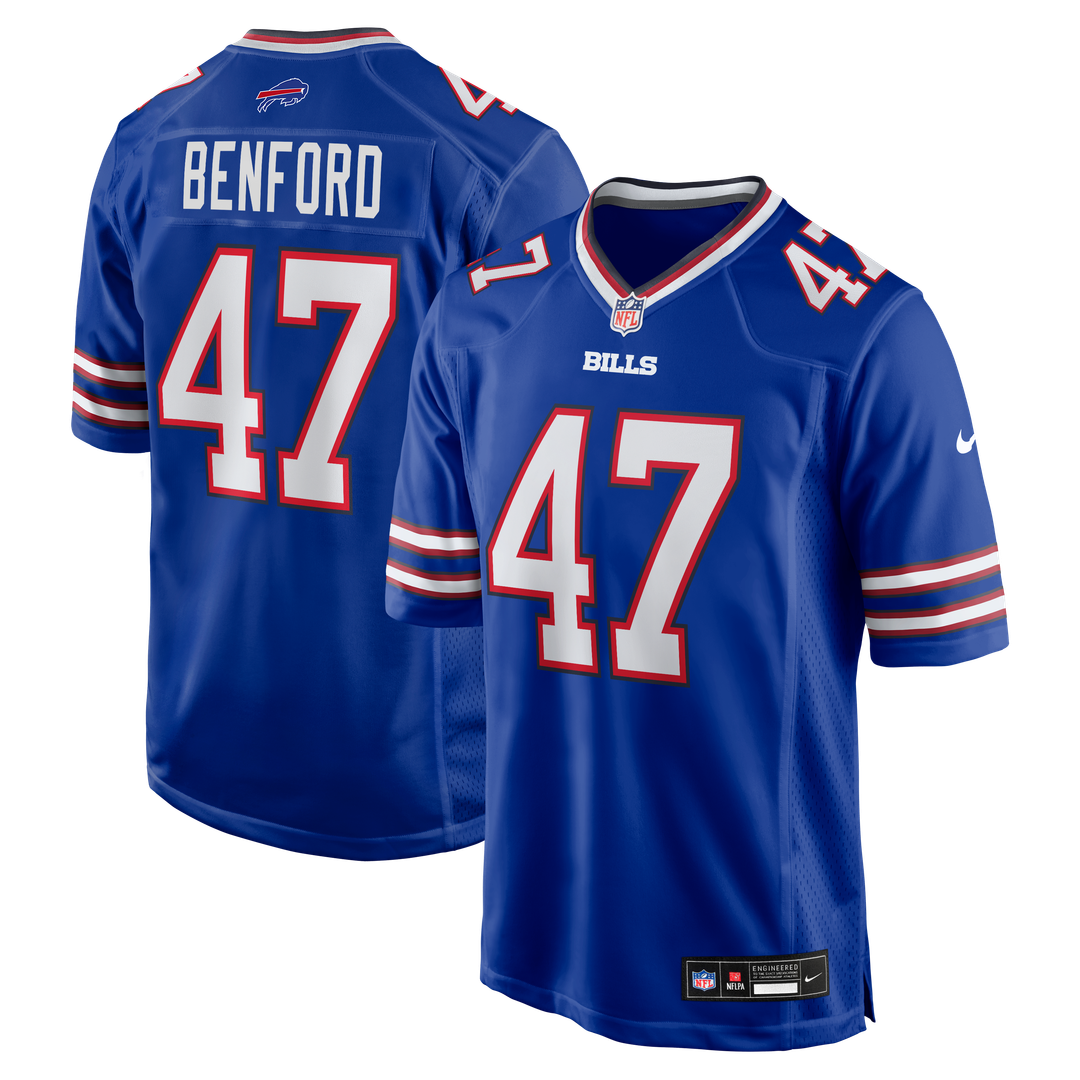 Christian Benford Buffalo Bills Game Jersey - Royal