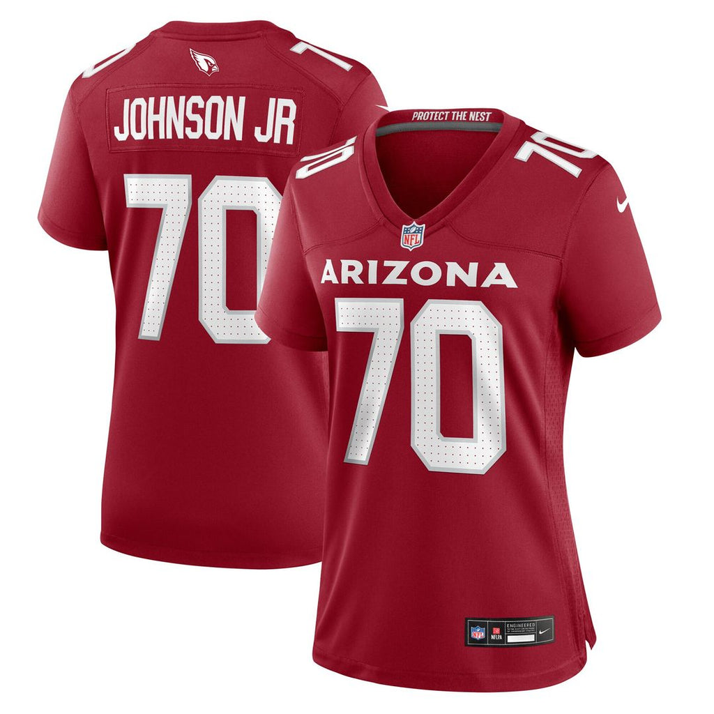 Paris Johnson Jr. Arizona Cardinals Women's Game Jersey - Cardinal
