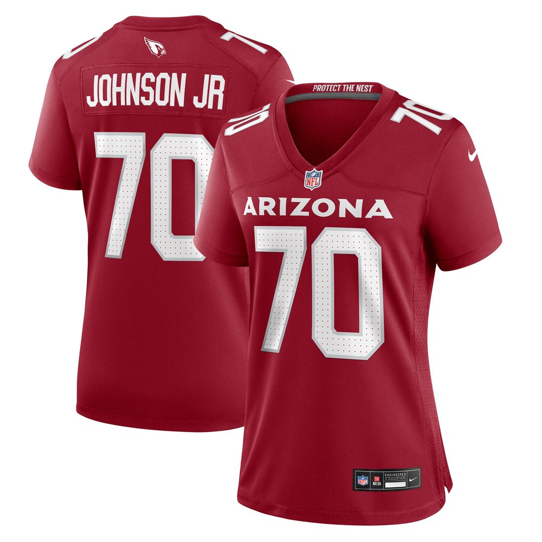 Paris Johnson Jr. Arizona Cardinals Women's Game Jersey - Cardinal