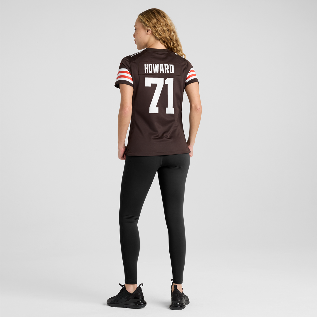 Tytus Howard Cleveland Browns Women's Team Game Jersey - Brown