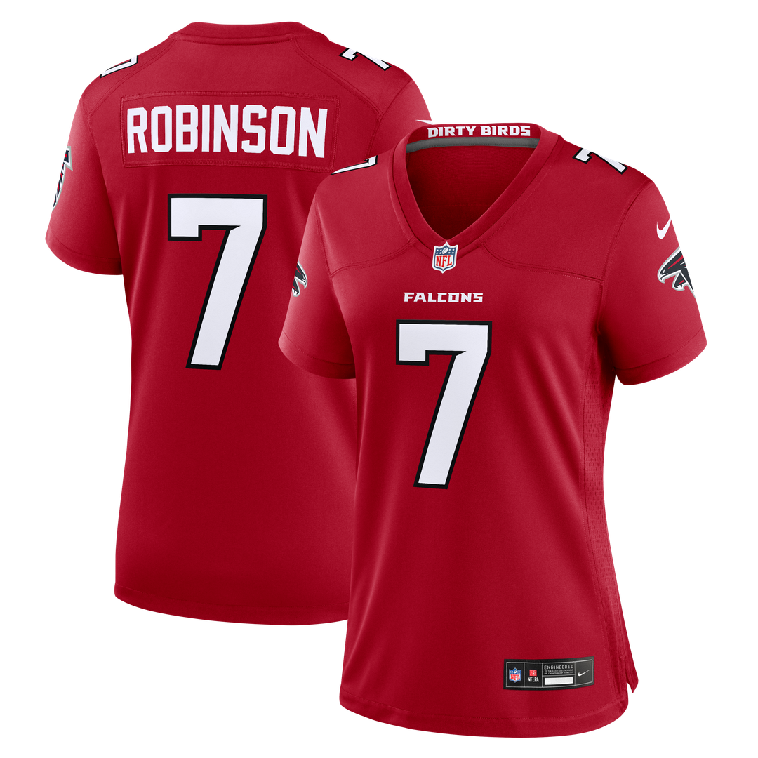 Bijan Robinson Atlanta Falcons Women's Game Jersey - Red