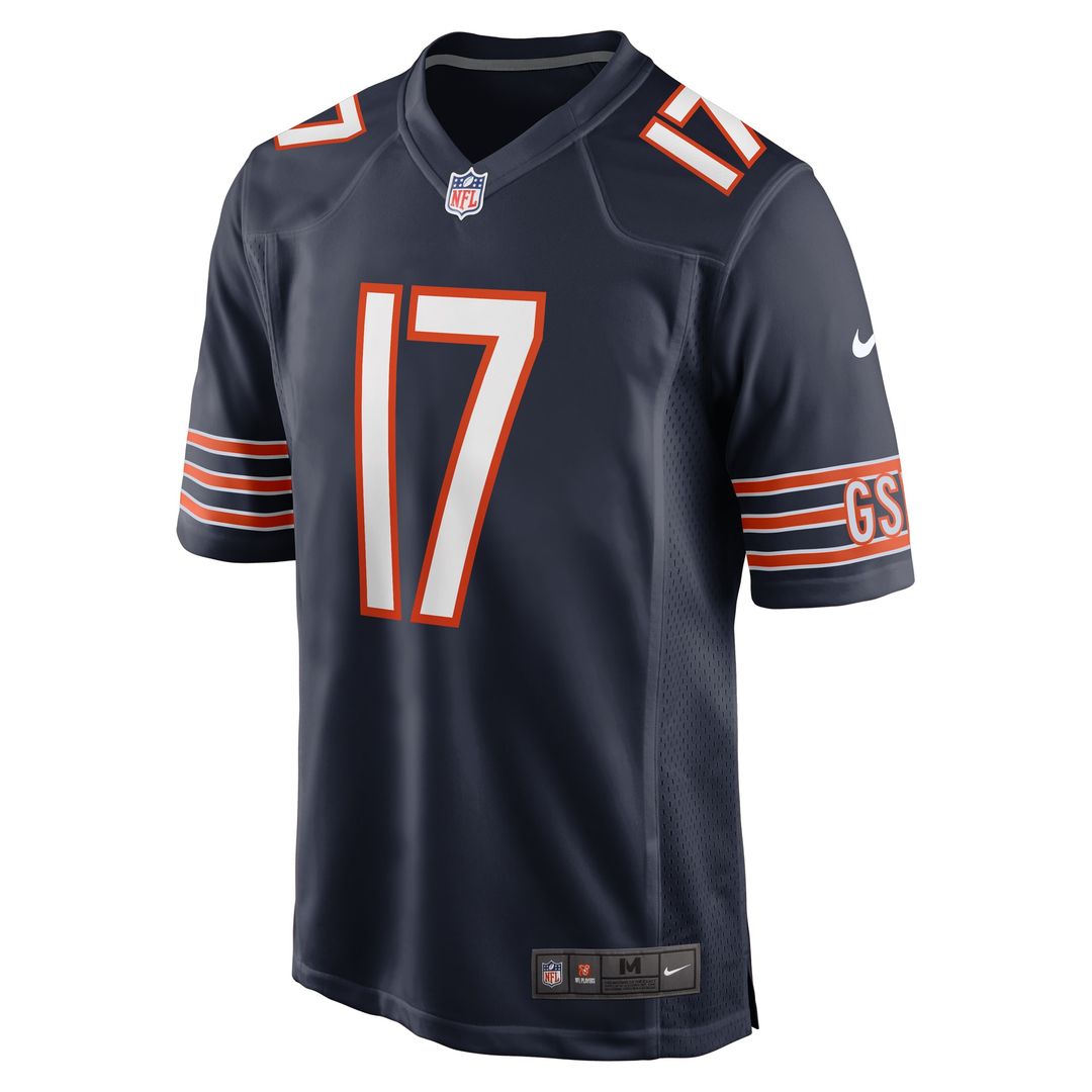Tyson Bagent Chicago Bears Game Jersey - Navy