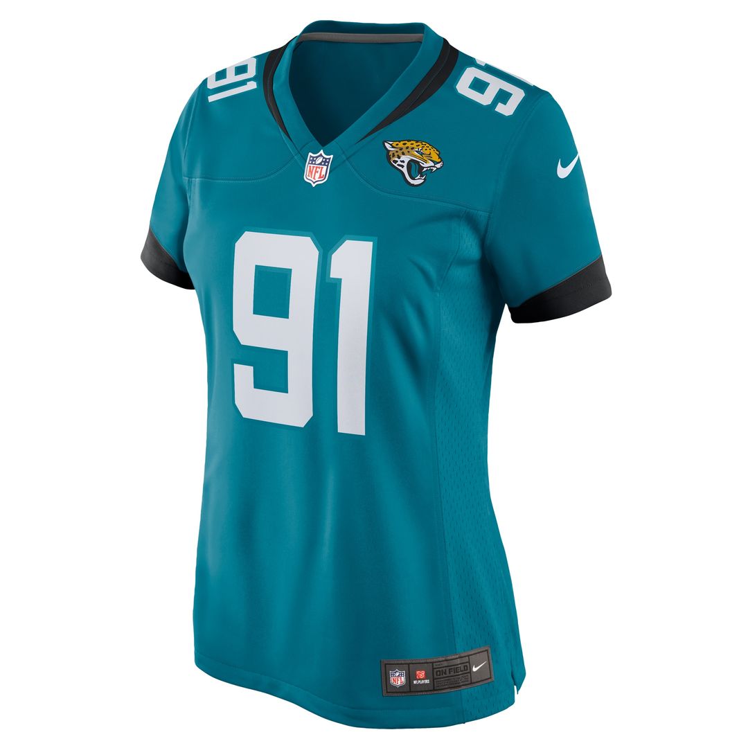 Arik Armstead Jacksonville Jaguars Women's Team Game Jersey - Teal