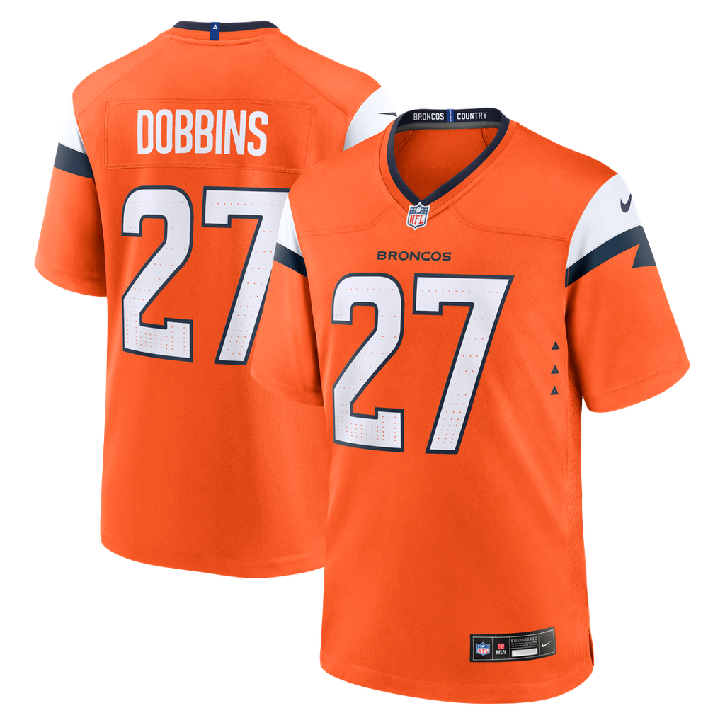 J.K. Dobbins Denver Broncos Alternate Game Jersey - Navy