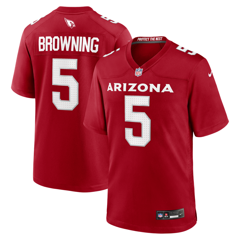 Baron Browning Arizona Cardinals Team Game Jersey - Cardinal