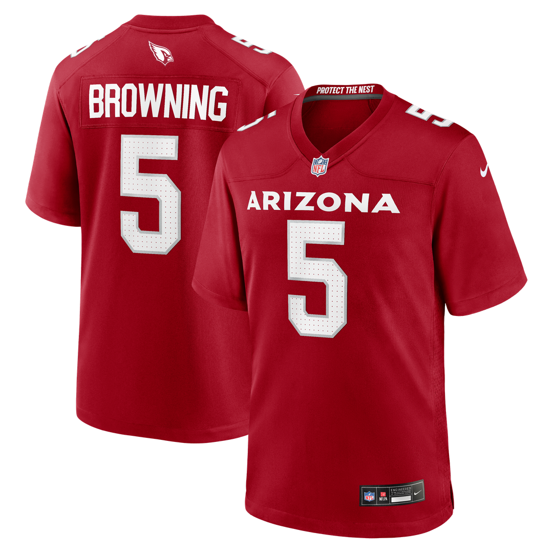 Baron Browning Arizona Cardinals Team Game Jersey - Cardinal