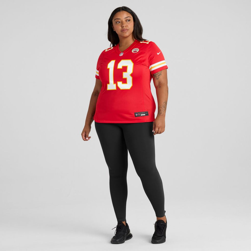 Nazeeh Johnson Kansas City Chiefs Women's Game Player Jersey - Red