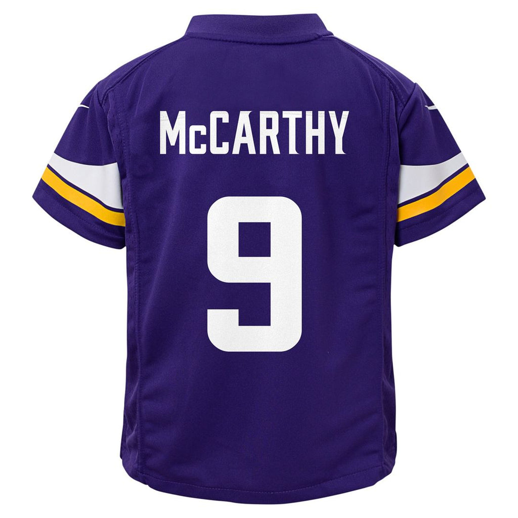J.J. McCarthy Minnesota Vikings Toddler Game Jersey - Purple